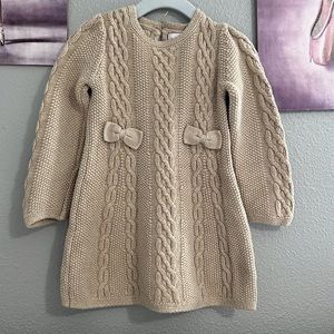 Tommy Bahama knit dress cotton 2T gently used tan